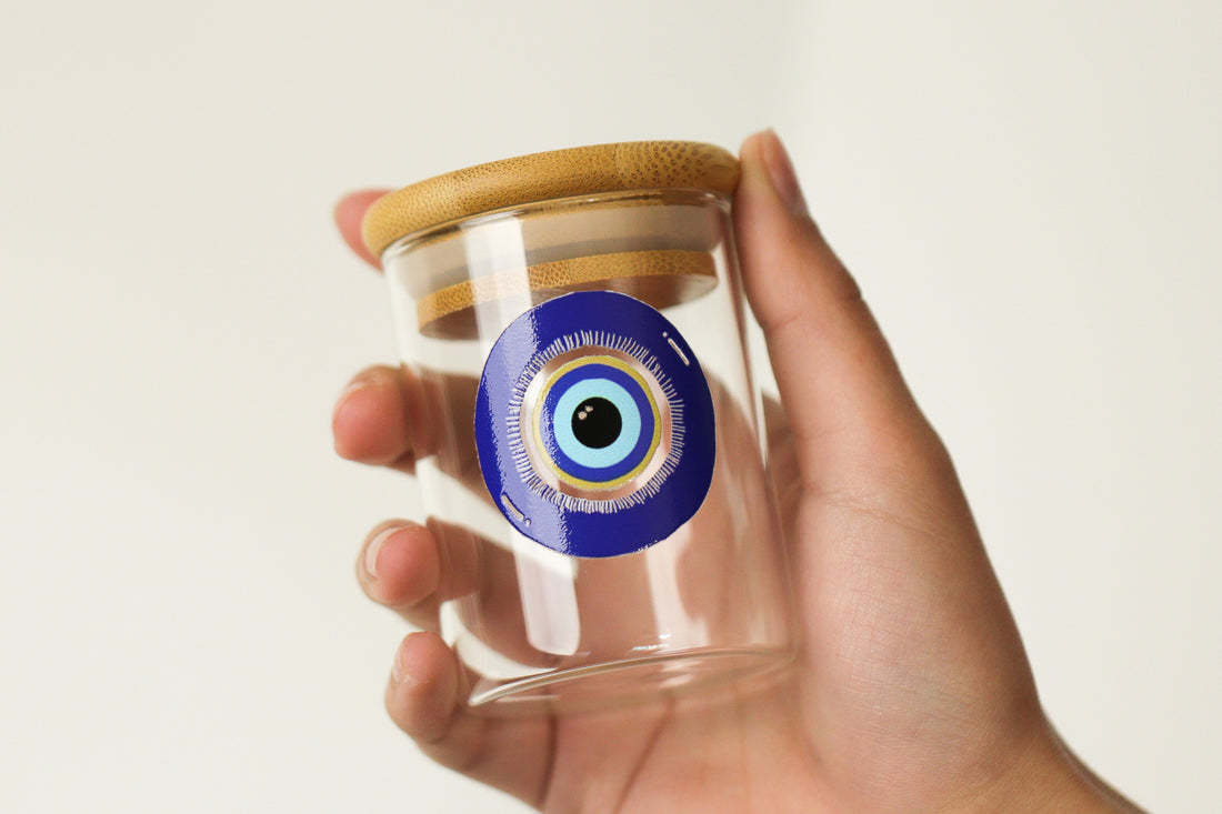 Evil Eye Stash Jar